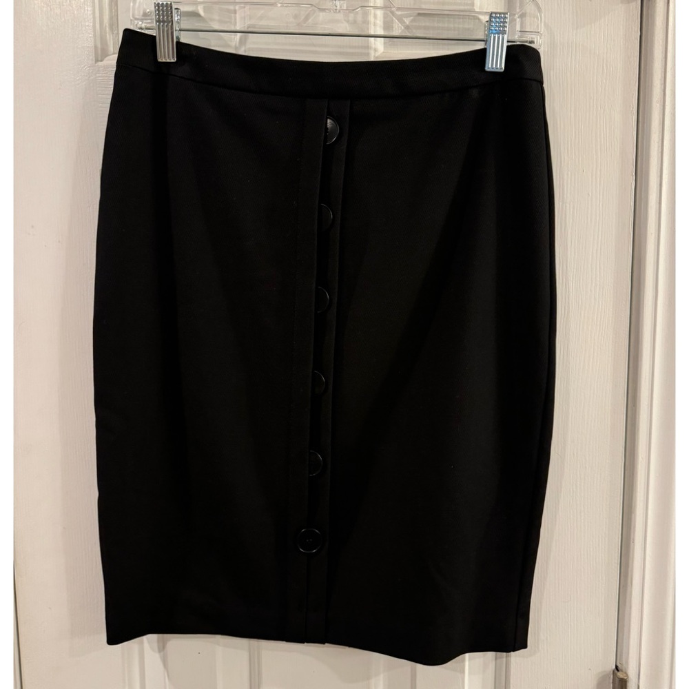 Trina Turk Black Pencil Skirt - 4